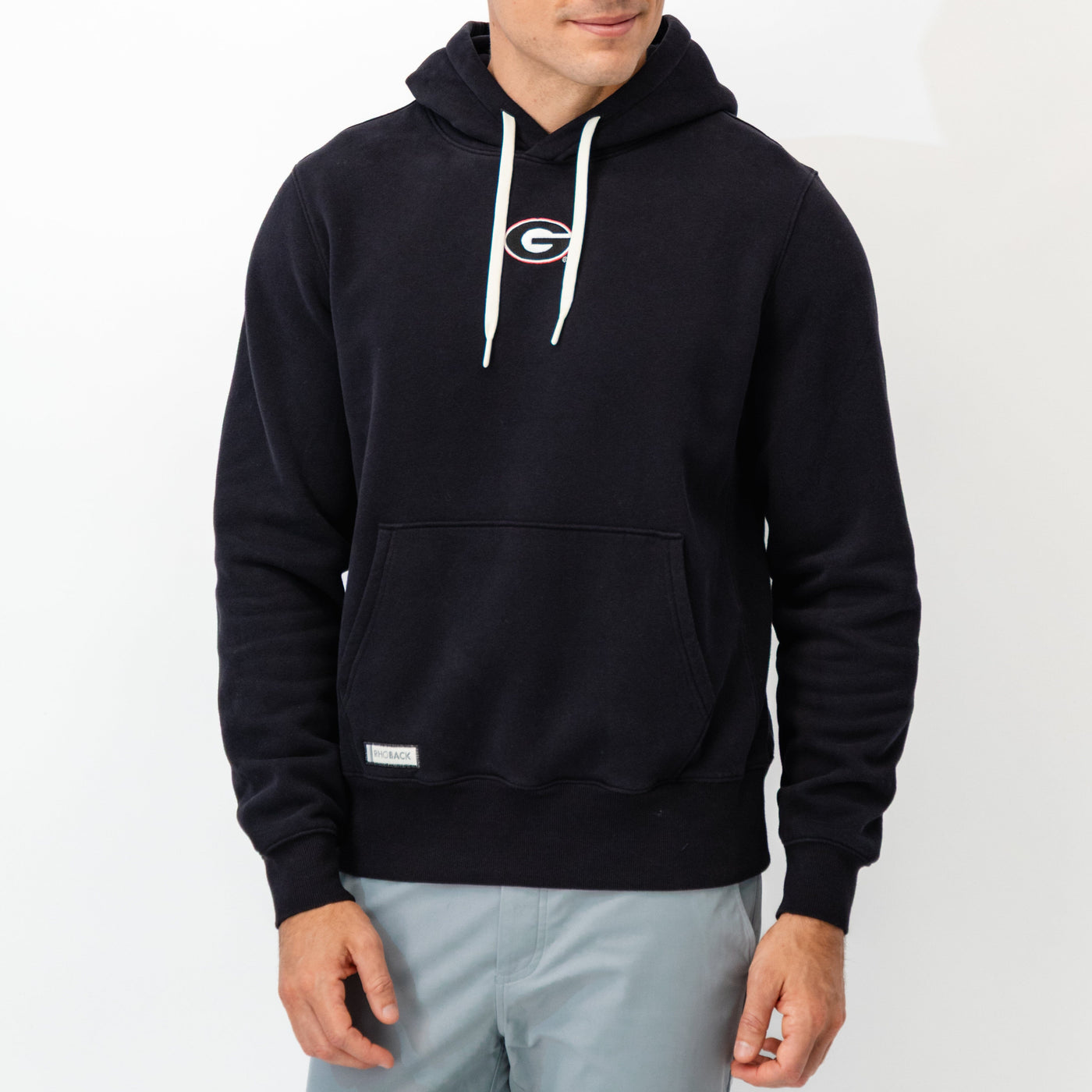 Ready Collegiate Hoodie - Georgia | Solid - Midnight Black - Georgia - 1