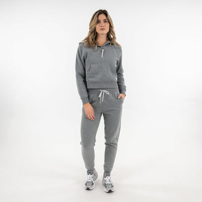 Clarity Half-Zip Hoodie | Heather - Boulder Grey