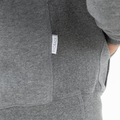 Huddle Hoodie | Heather - Boulder Grey