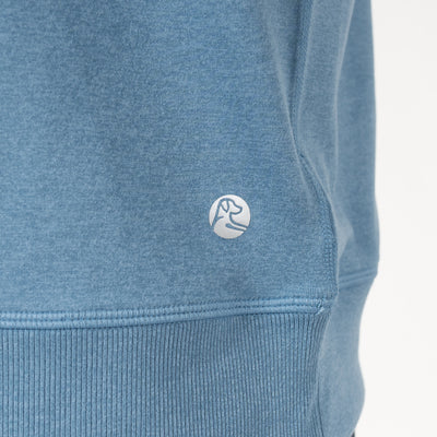 Pace Performance Crew | Heather - Cadet Blue/Cadet Blue