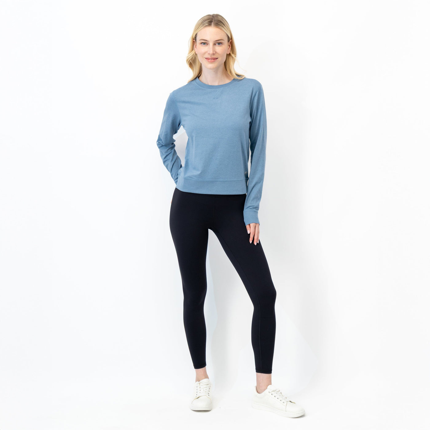 Swift Performance Crew | Heather - Cadet Blue/Cadet Blue