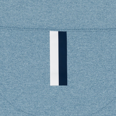 Heather Performance Q-Zip | Heather - Cadet Blue/Zenith Blue