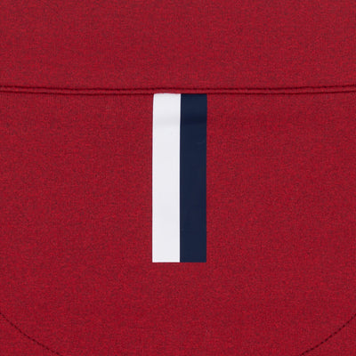 Heather Performance Q-Zip | Heather - Cardinal Red/Merlot