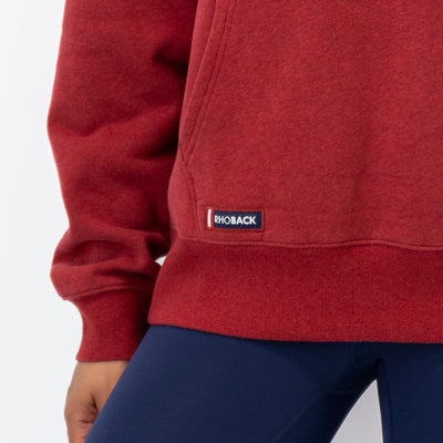 Ready Hoodie | Heather - Cardinal Red (Women)