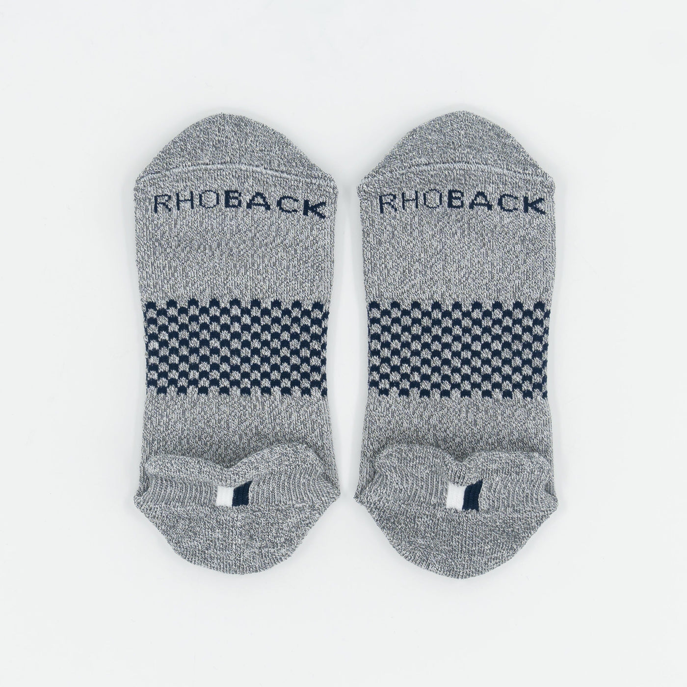 Stratus Performance Ankle Socks (3-Pack) | Heather - Charcoal Grey/White - Fleet Navy (3-Pack)