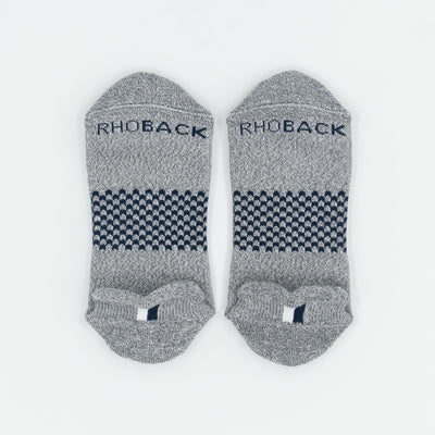 Stratus Performance Ankle Socks (3-Pack) | Heather - Charcoal Grey/White - Fleet Navy (3-Pack)