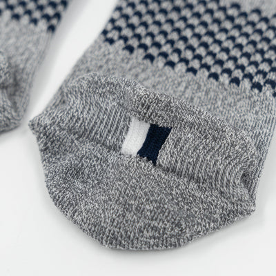 Stratus Performance Ankle Socks (3-Pack) | Heather - Charcoal Grey/White - Fleet Navy (3-Pack)
