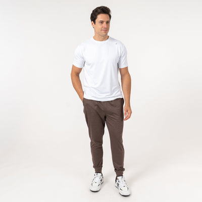 Sprint Performance Jogger | Heather - Cocoa/Dark Taupe