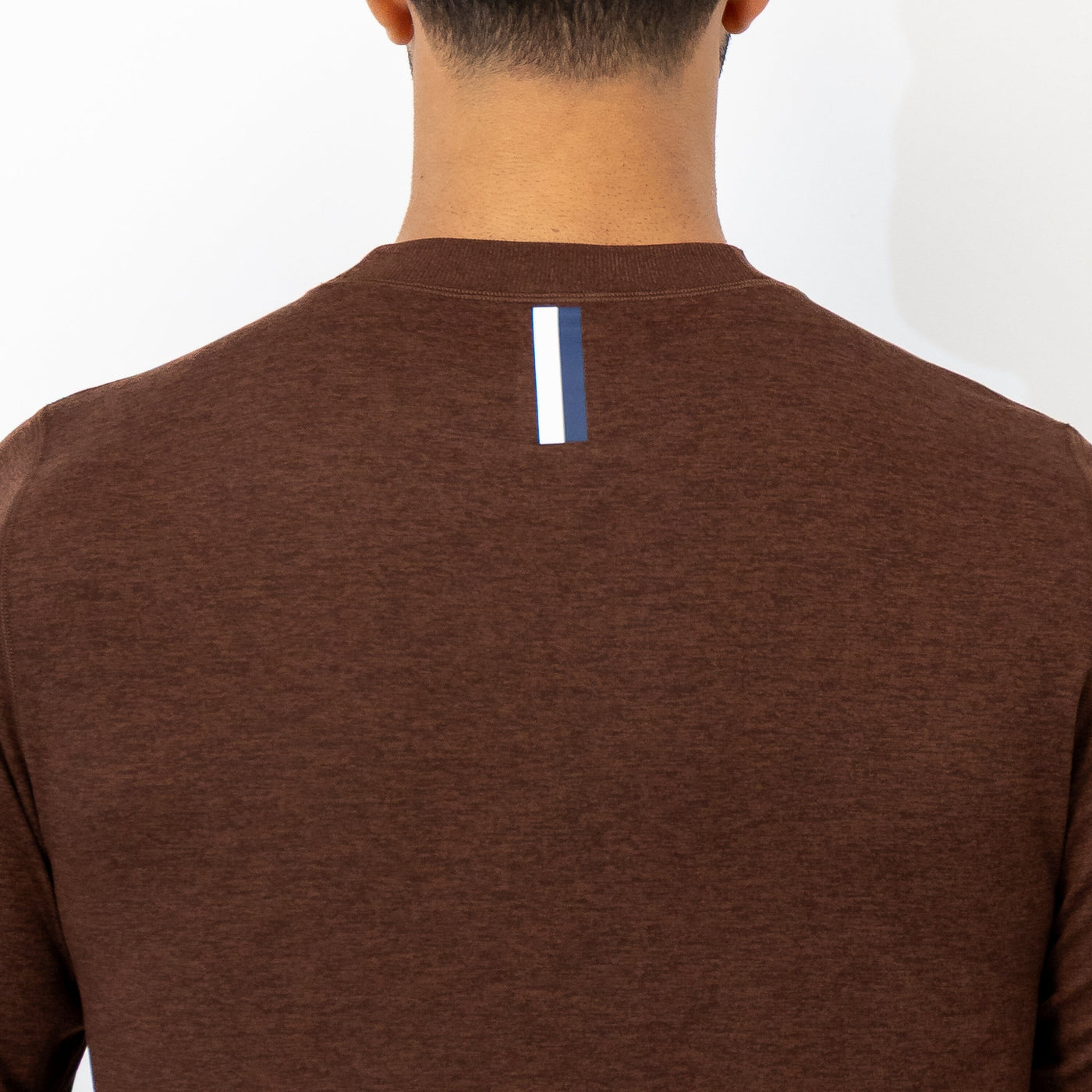 Pace Performance Crew | Heather - Cocoa/Espresso