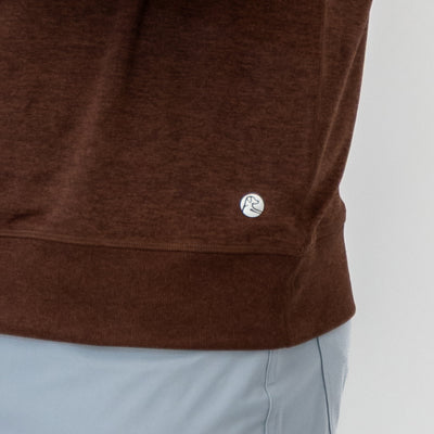 Pace Q-Zip Pullover | Heather - Cocoa/Espresso