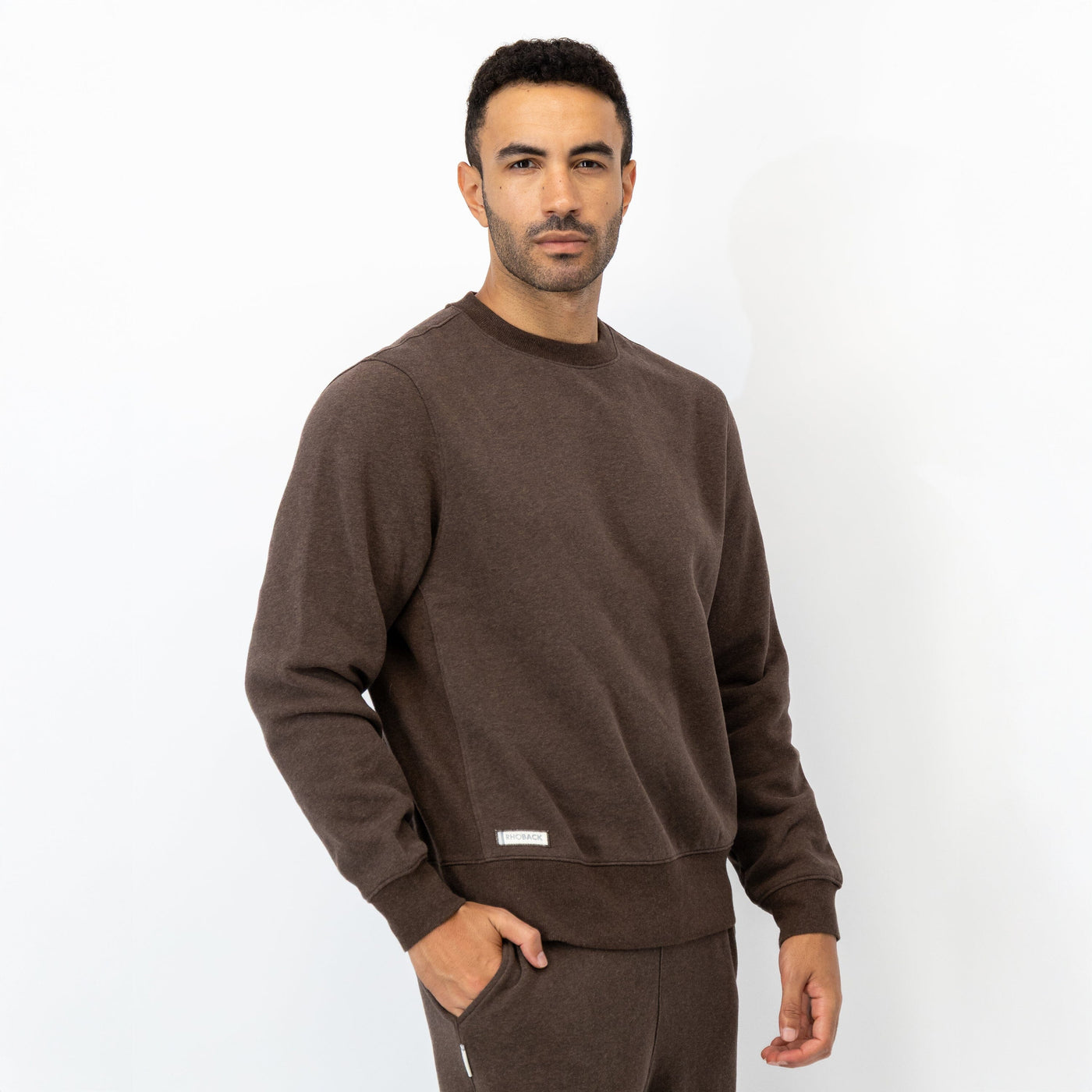 Ready Crewneck | Heather - Cocoa