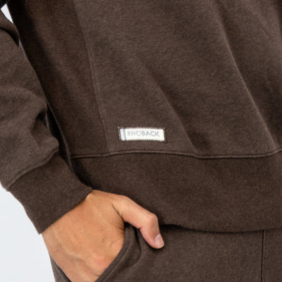 Ready Crewneck | Heather - Cocoa