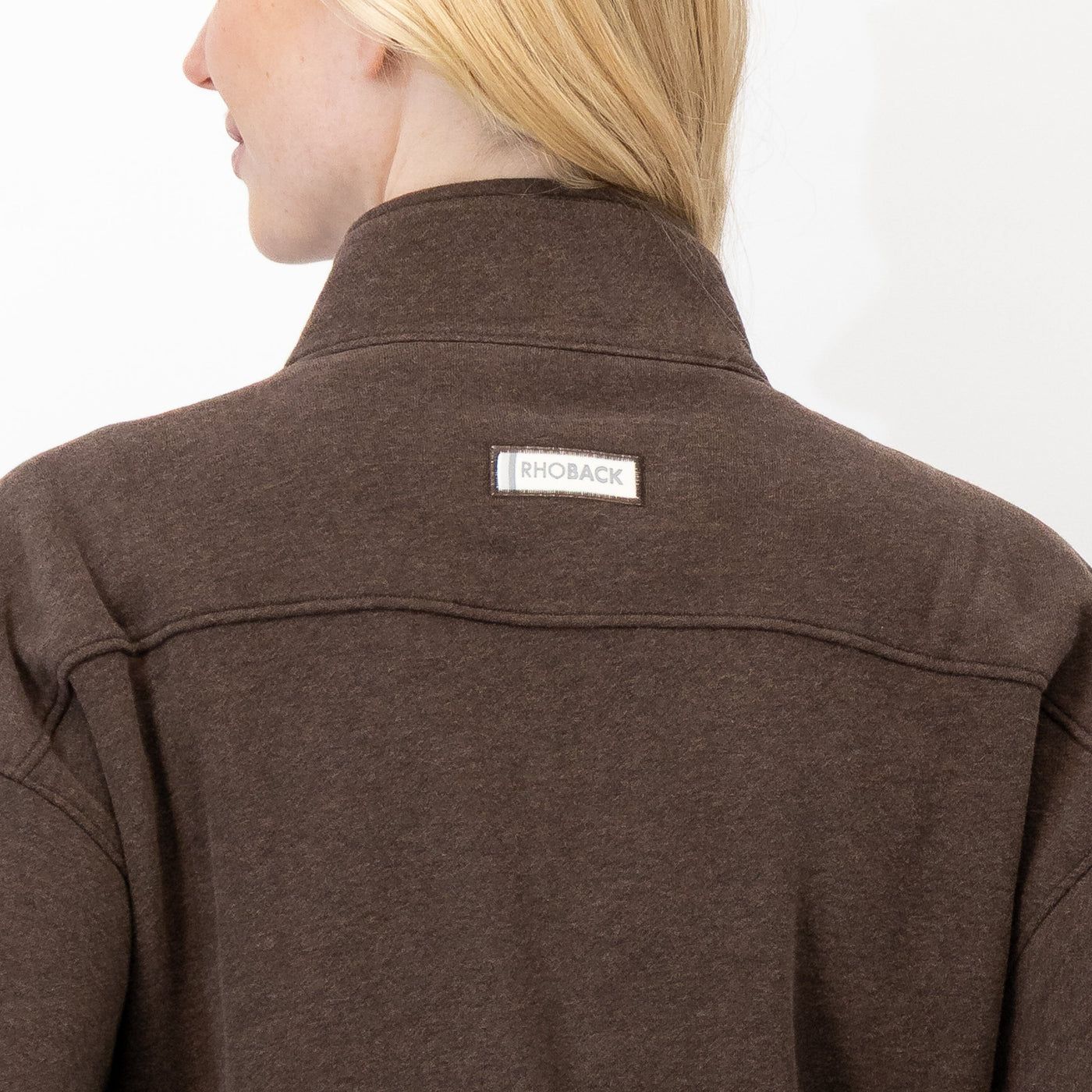 Serenity Half-Zip | Heather - Cocoa
