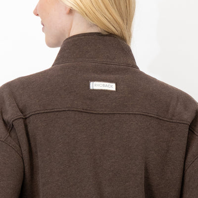 Serenity Half-Zip | Heather - Cocoa