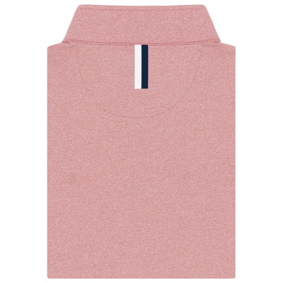 Heather Performance Q-Zip | Heather - Dusk Pink/Lotus Pink