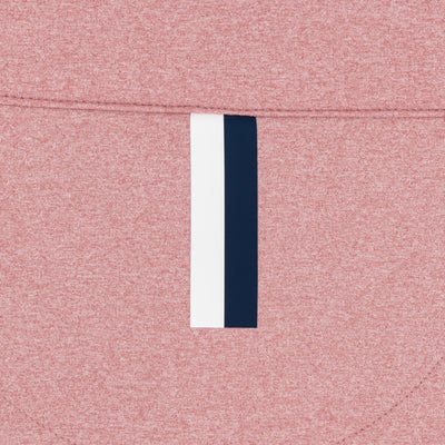 Heather Performance Q-Zip | Heather - Dusk Pink/Lotus Pink
