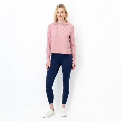 Tempo Performance Hoodie | Heather - Dusk Pink/Lotus Pink
