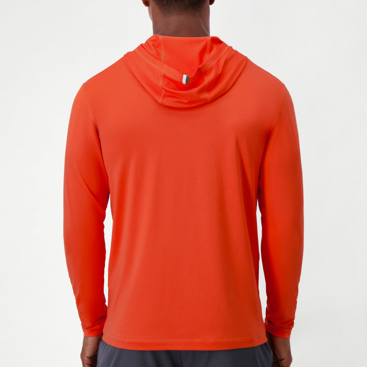 Blitz Tech Hoodie | Heather - Fire Orange/Poppy Red