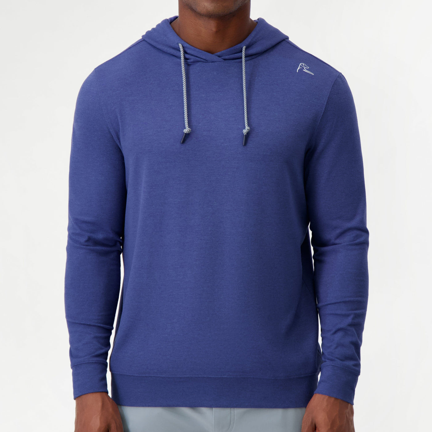 Hesi Performance Hoodie | Heather - Flag Blue/Dusk Blue