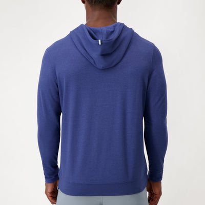 Hesi Performance Hoodie | Heather - Flag Blue/Dusk Blue