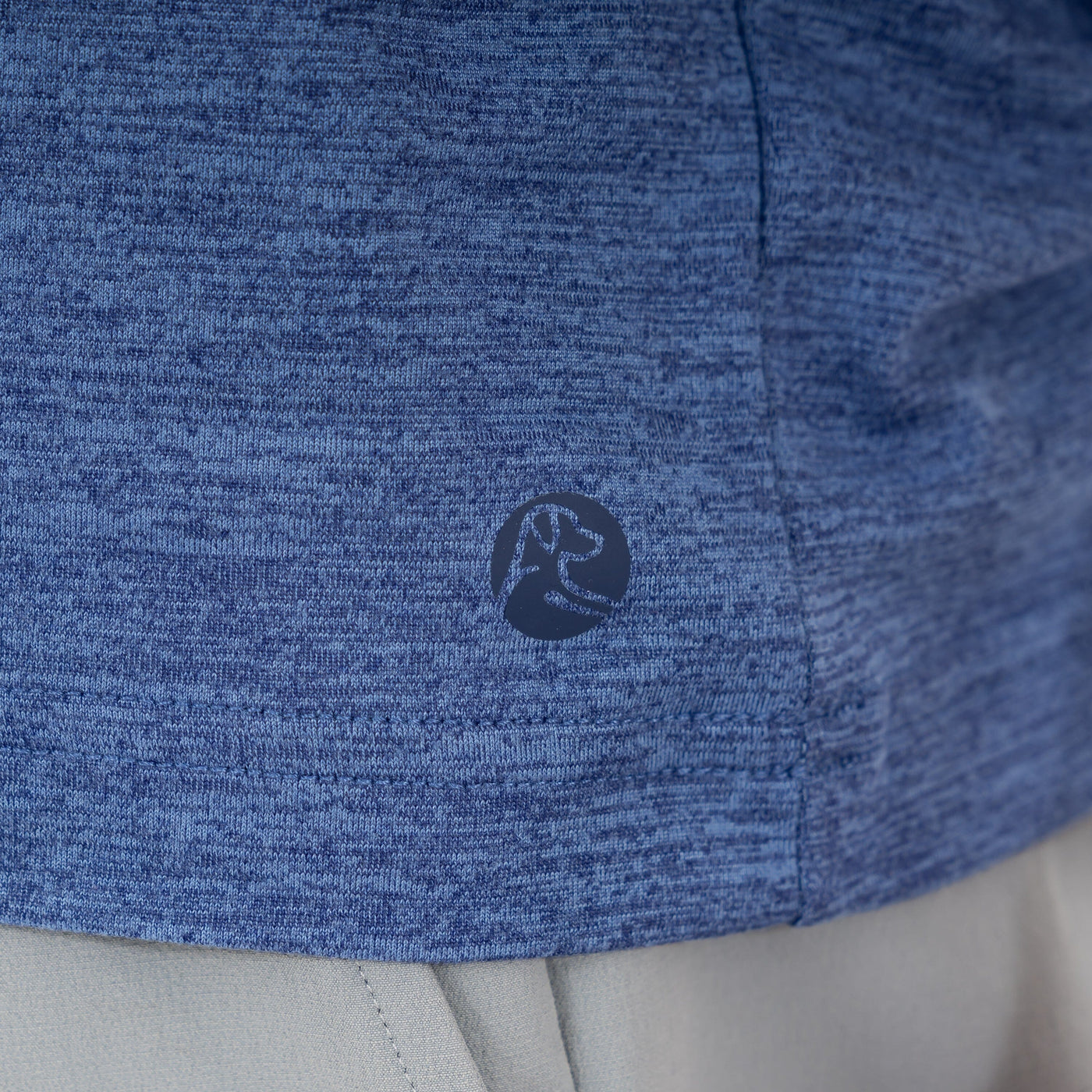Tailwind Performance Tee | Heather - Flag Blue/Dusk Blue