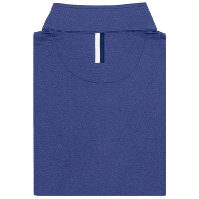 Heather Performance Q-Zip | Heather - Flag Blue/Flag Blue