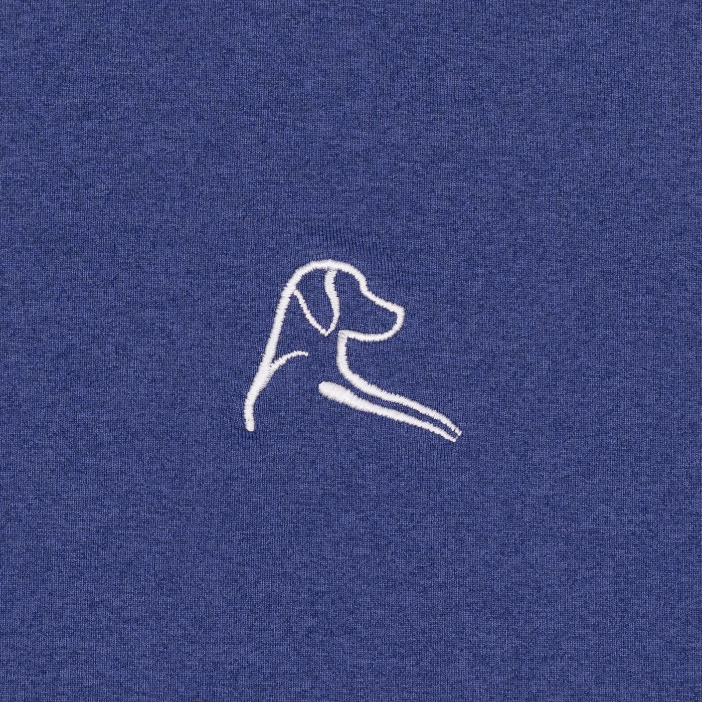 Heather Performance Q-Zip | Heather - Flag Blue/Flag Blue