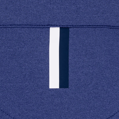 Heather Performance Q-Zip | Heather - Flag Blue/Flag Blue