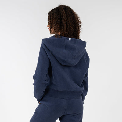 Clarity Half-Zip Hoodie | Heather - Fleet Navy