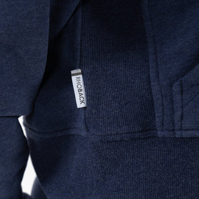 Clarity Half-Zip Hoodie | Heather - Fleet Navy