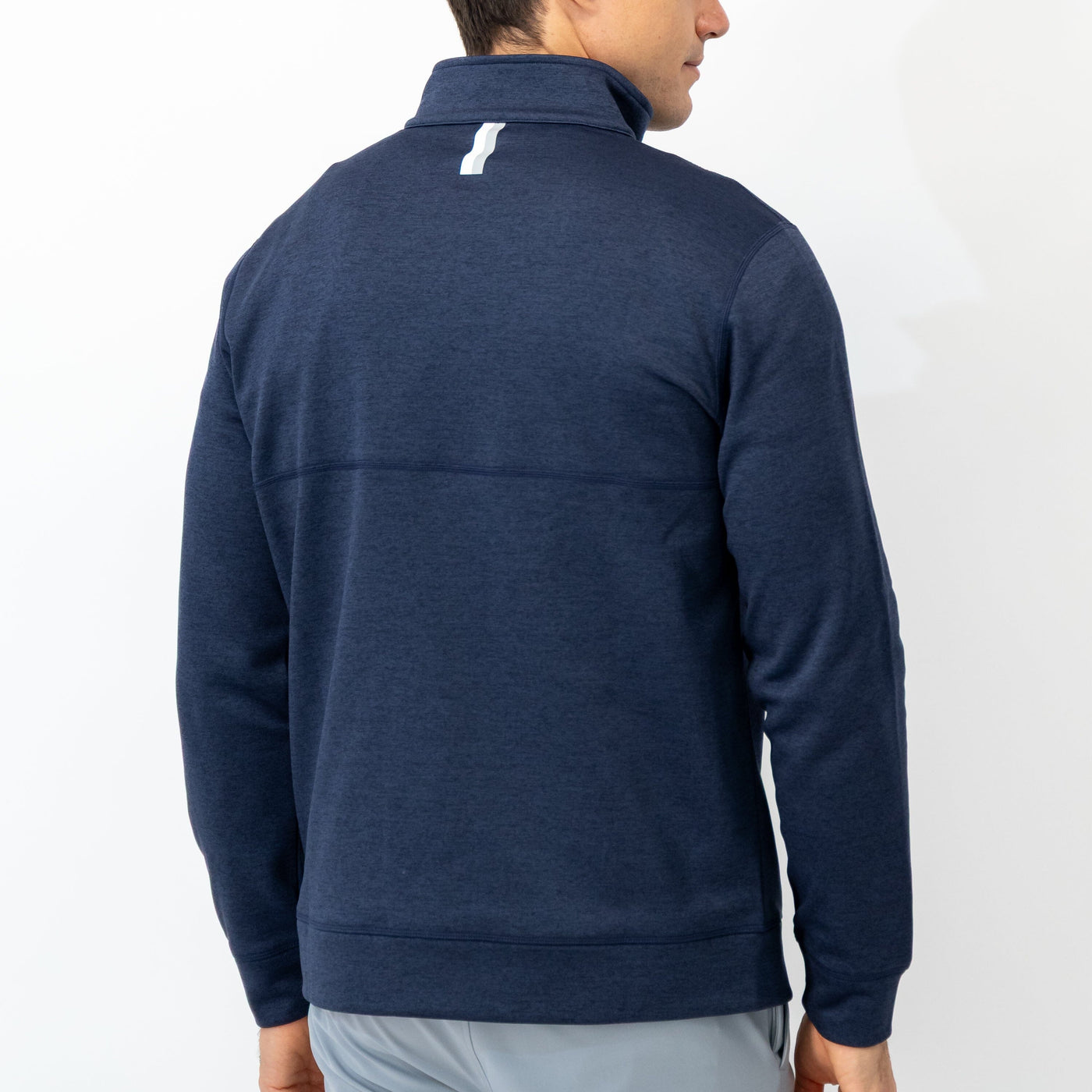 Knoll Performance Half-Zip | Heather - Fleet Navy/Fleet Navy