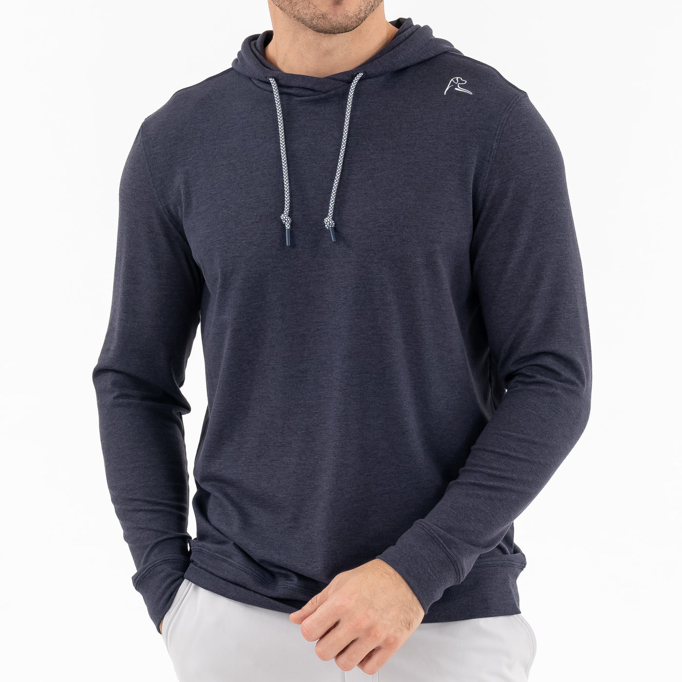 Hesi Performance Hoodie | Heather - Fleet Navy/Nightshade