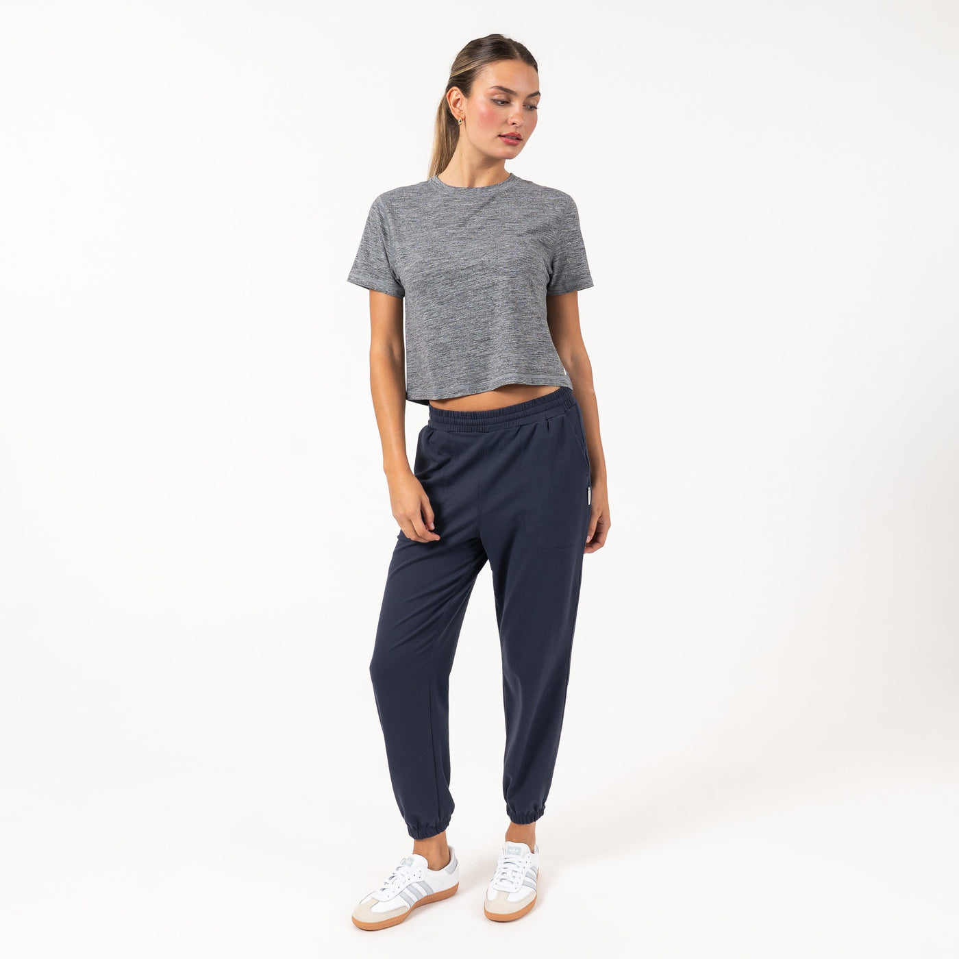 Tempo Ease Jogger | Heather - Fleet Navy/Nightshade