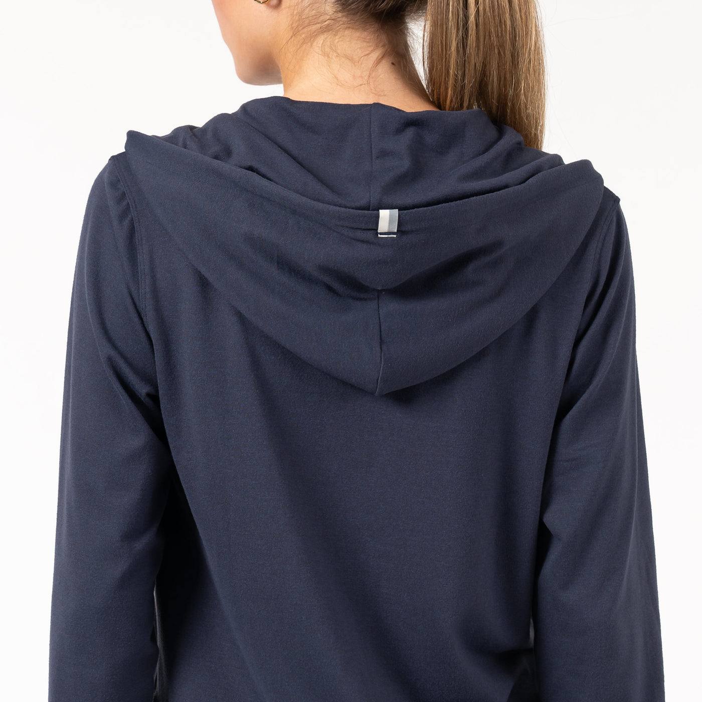 Tempo Full-Zip Hoodie | Heather - Fleet Navy/Nightshade