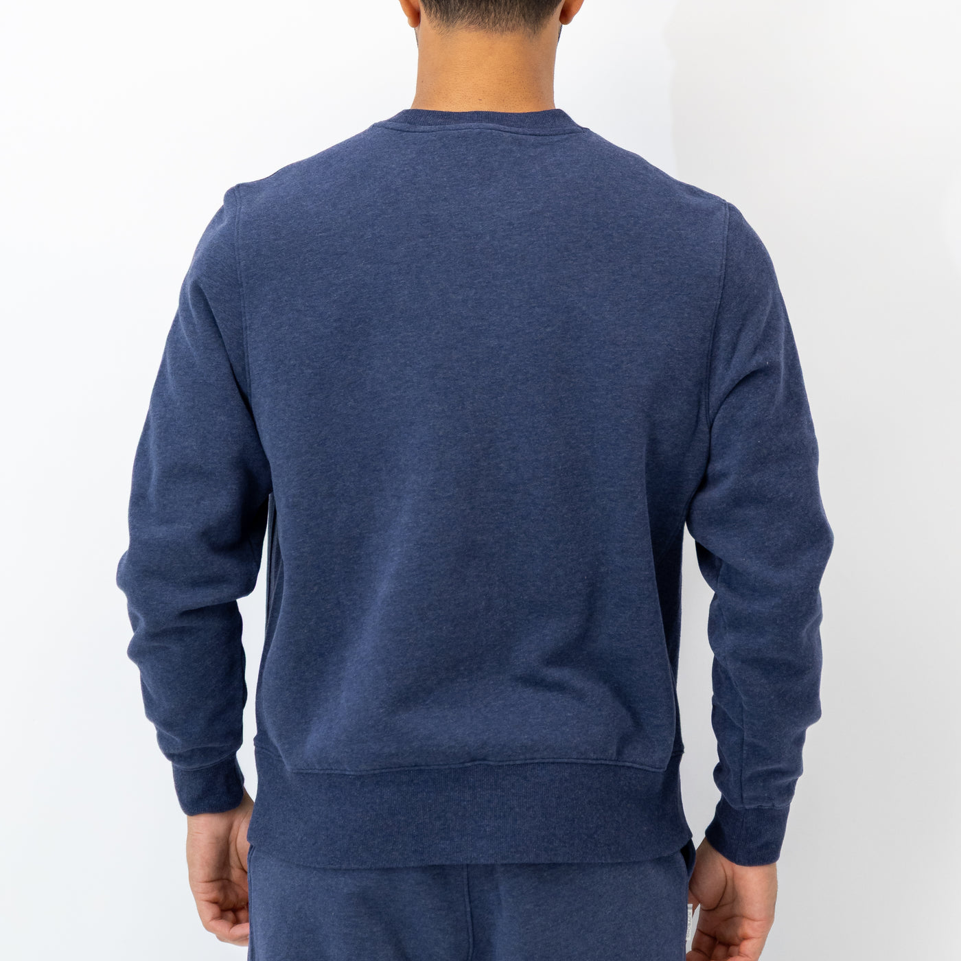 Ready Crewneck | Heather - Fleet Navy