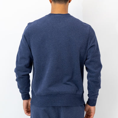 Ready Crewneck | Heather - Fleet Navy