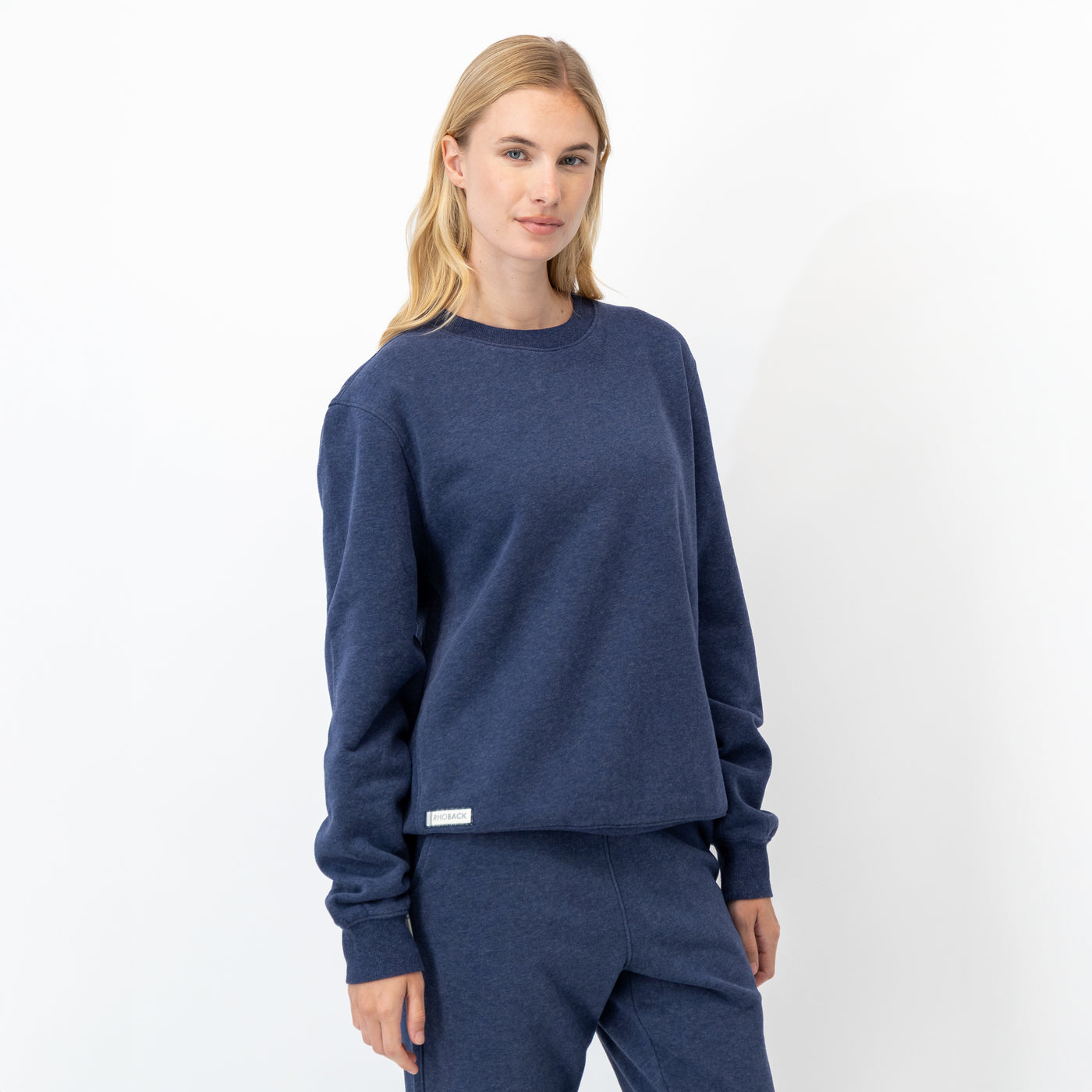 Ready Crewneck | Heather - Fleet Navy (Women)