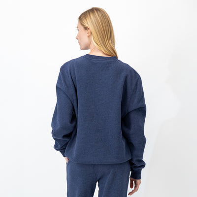 Ready Crewneck | Heather - Fleet Navy (Women)