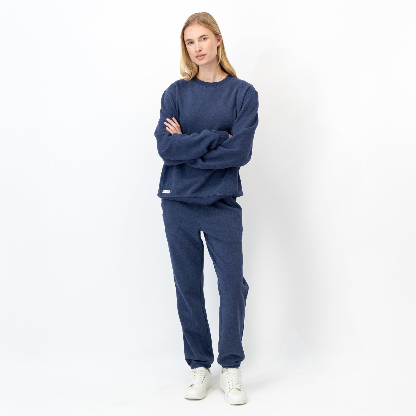 Ready Crewneck | Heather - Fleet Navy (Women)