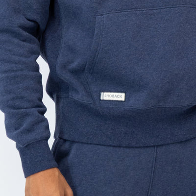 Ready Collegiate Hoodie - UNC | Heather - Fleet Navy - UNC 4 BLUE