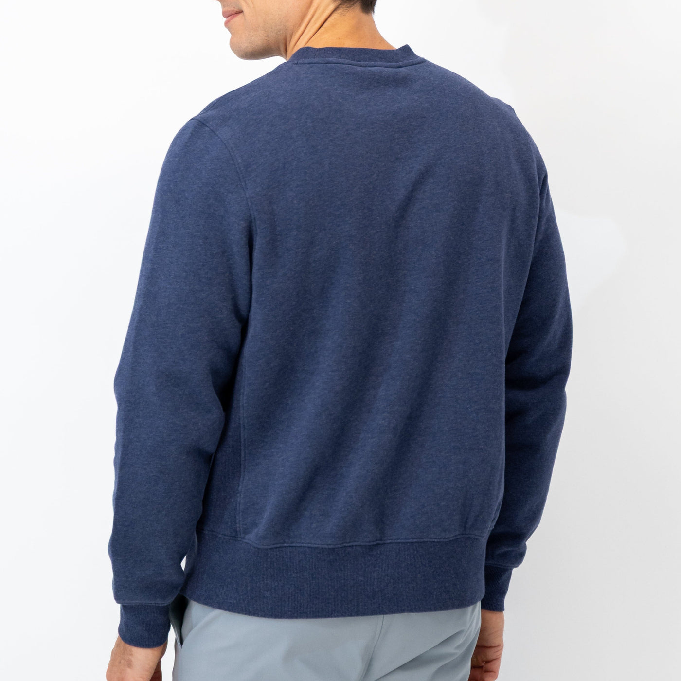 Ready Crewneck - USA | Heather - Fleet Navy - USA