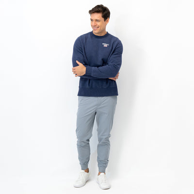Ready Crewneck - USA | Heather - Fleet Navy - USA