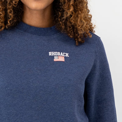 Ready Crewneck - USA | Heather - Fleet Navy - USA (Women)