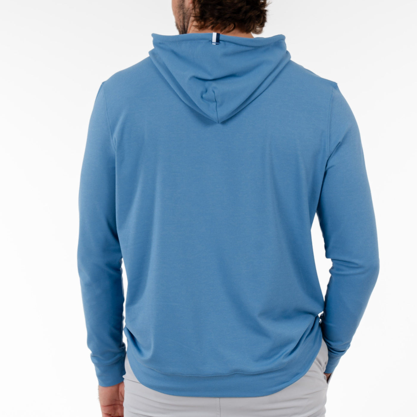 Hesi Performance Hoodie | Heather - Highcountry Blue/Ice Pick Blue