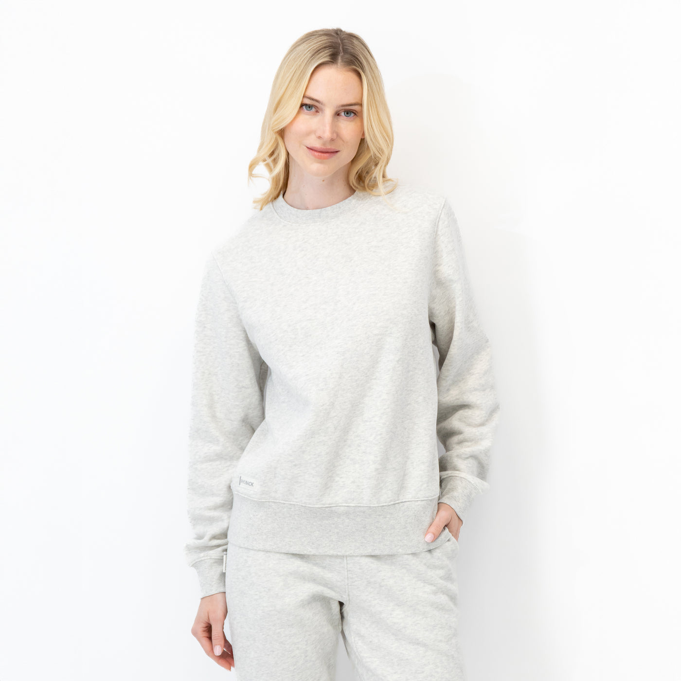 Ready Crewneck | Heather - Ivory (Women)