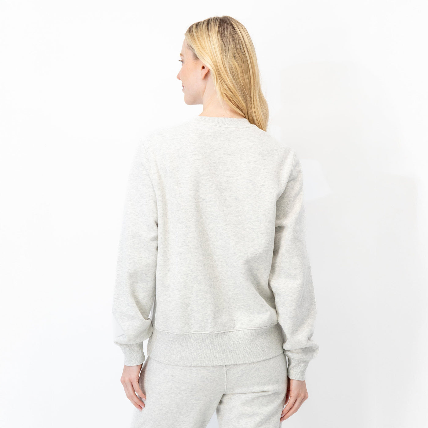Ready Collegiate Crewneck - LSU | Heather - Ivory - LSU 12 PURPLE (Women)
