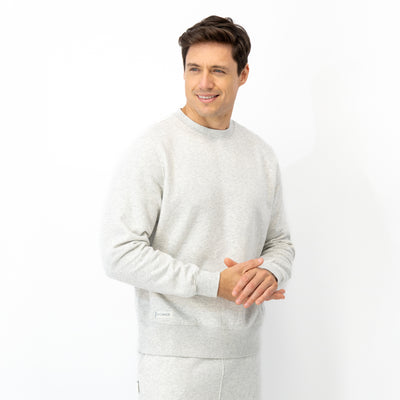 Ready Crewneck | Heather - Ivory