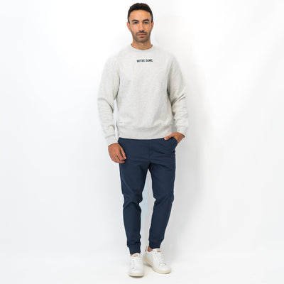 Ready Collegiate Crewneck - Notre Dame | Heather - Ivory - Notre Dame - 1