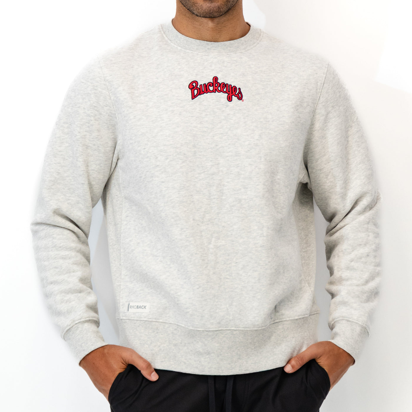 Ready Collegiate Crewneck - Ohio State | Heather - Ivory - Ohio State - 1