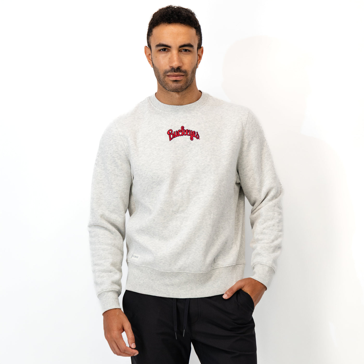 Ready Collegiate Crewneck - Ohio State | Heather - Ivory - Ohio State - 1